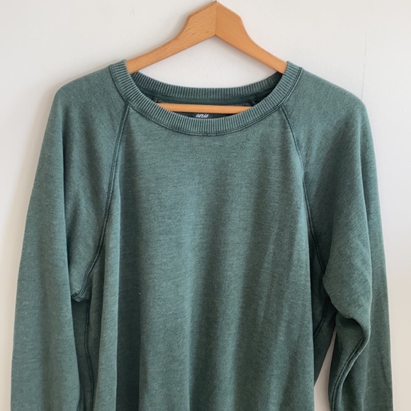 Aerie Green oversized crew neck sweatshirt - Picture 4 of 8